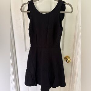 Lulu's Classic Black Mini Dress